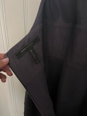 BCBGMaxAzria Women's Dark Gray Maxi Dress